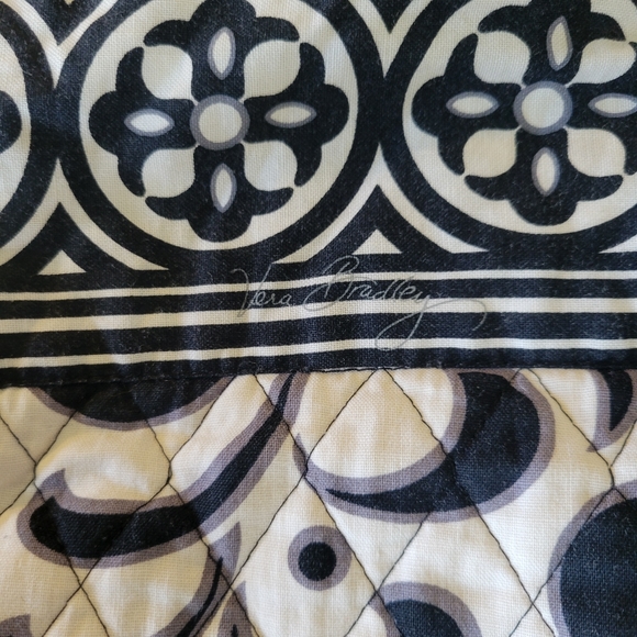 Vera Bradley Shoulder Purse B&W - Picture 4 of 4